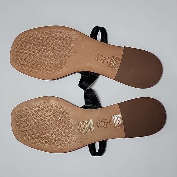 Tory BurchT-Mini Miller  Leather Thong flat sandals/ 6.5 - Picture 5 of 9